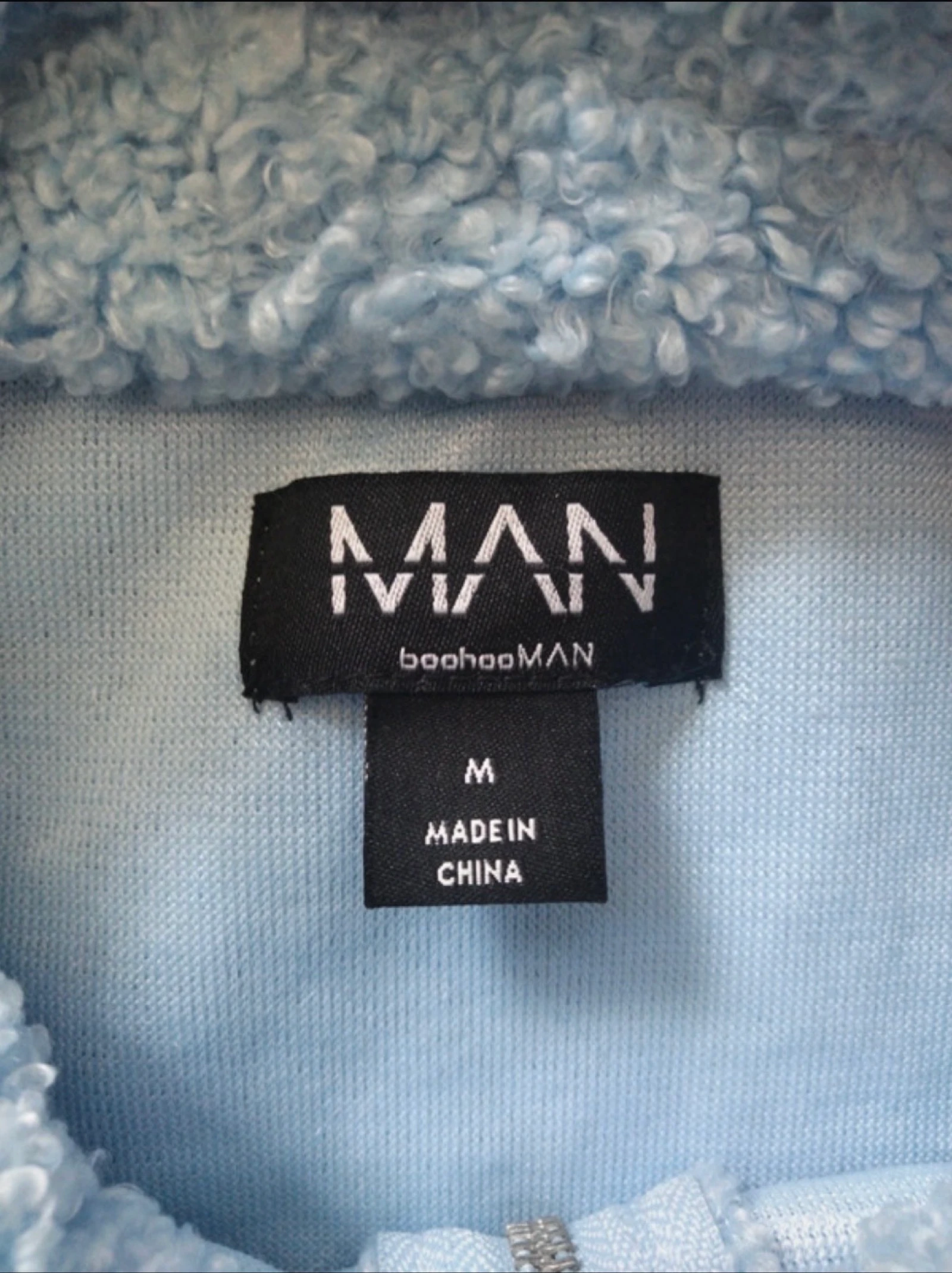 Veste polar azul BoohooMan – Tamanho M – photo 3